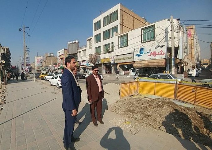 اتمام عملیات اجرای شبکه فاضلاب خیابان امام خمینی (ره) در شهرستان ملارد