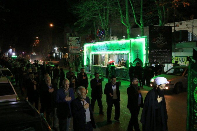مراسم عزاداری  به مناسبت شب شهادت بانوی دوعالم صدیقه کبری (س) درمحله عباس آباد