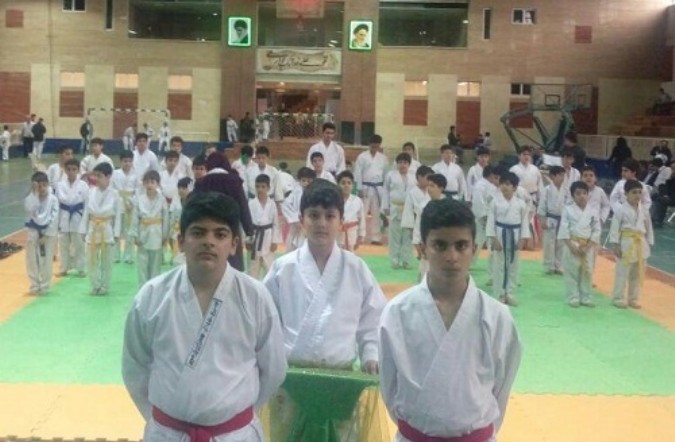 اولین دوره مسابقات کاراته دانش آموزی استان تهران