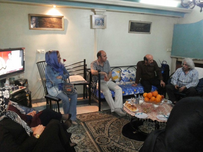 دیدار تعدادی ازشاعرین شهریار و استان البرز با استاد فرهنگ رزاقی