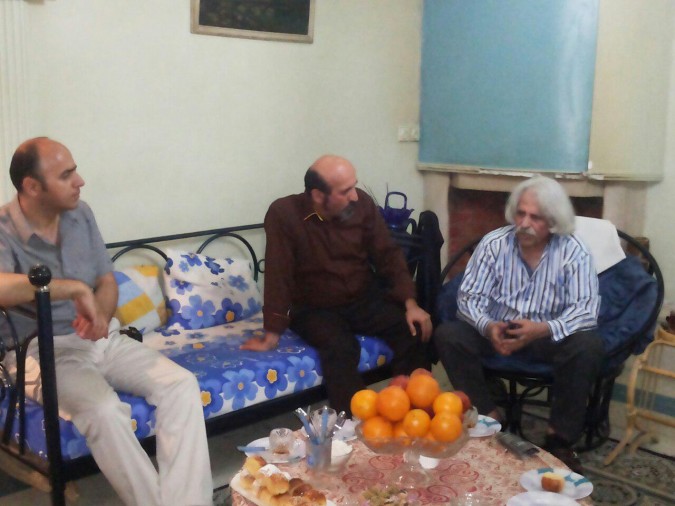 دیدار تعدادی ازشاعرین شهریار و استان البرز با استاد فرهنگ رزاقی