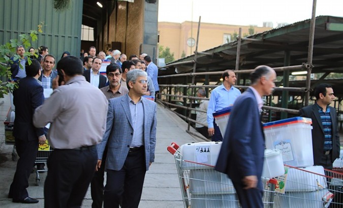 توزیع صندوقهای رأی شهرستان شهریار