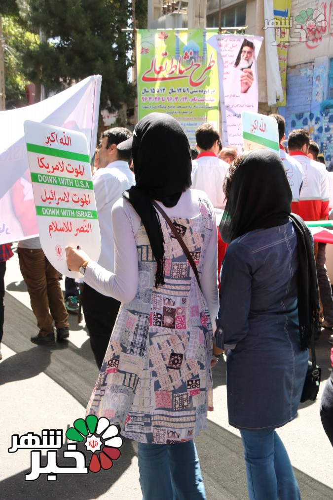 گزارش تصویری حضور حماسی مردم شهرستان شهریار در راهپیمایی روز قدس