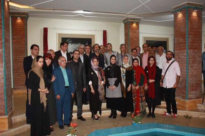 بازدید اعضای انجمنهای ادبی ، موسیقی از نمایشگاه آموزشگاه هنرهای تجسمی آژنگ درشهرستان شهریار