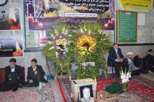مراسم بزرگداشت مرحوم ابوالشهید حاج صفت اله حاجقلی در صباشهر