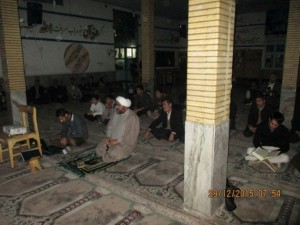 استقبال 160 نفری نمازگزاران مسجد حضرت قمر بنی هاشم شهرقدس