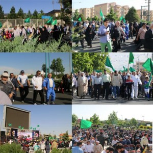 همایش پیاده روی به مناسبت اعیام شعبانیه در شهریار برگزار شد