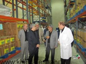 بازدید ریاست محترم سازمان صنعت،معدن وتجارت استان تهران