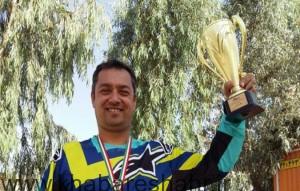 قهرمانی رئیس هئیت موتورسواری و اتومبیلرانی شهریار در مسابقات کشور