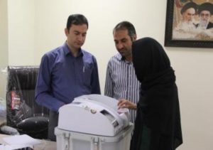 رأی گیری الکترونیکی آزمایشی انتخابات شورا در چندین نقطه در شهر ملارد