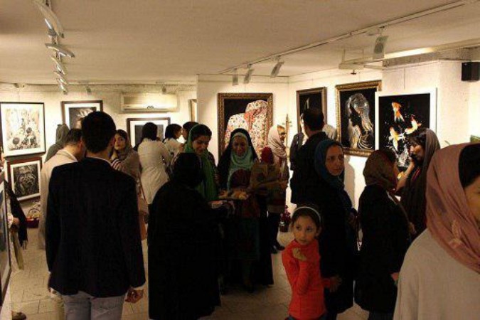 افتتاح نمایشگاه گروهی هنرجویان آموزشگاه کاغذ کاهی شهرستان شهریار
