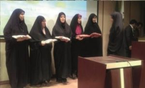 برگزاری مراسم عفاف و حجاب شهرستان قدس