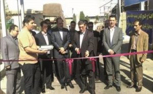 افتتاح دو دستگاه تصفیه فاضلاب صنعتی در شرکت به نخ و شهرنگ شهرستان قدس