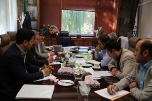 جلسه سرپرست شهرداری شهریار با نمایندگان شرکت ونک پارک