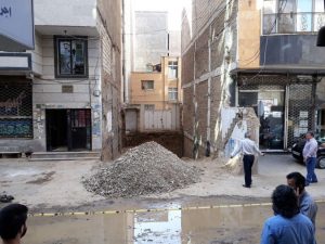 باحضور به موقع آتش نشانی و شهرداری شهریار مانع بروز حادثه ناگوار گردید