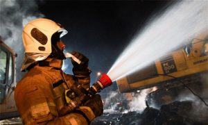 دو مصدوم براثر آتش سوزی در مجتمع مسکونی شهریار
