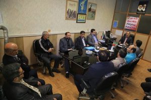 جلسه شورای پایگاه بسیج شهدای گمنام شهرداری شهریار برگزار گردید