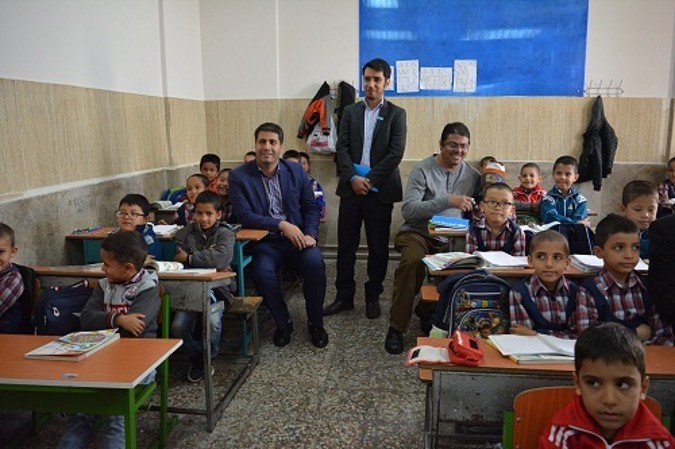 بازدید اعضای یونیسف مستقر در ایران از مدارس شهریار