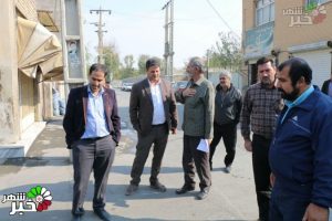 بازدید اعضای شورای شهر از محله محمدآباد شهریار