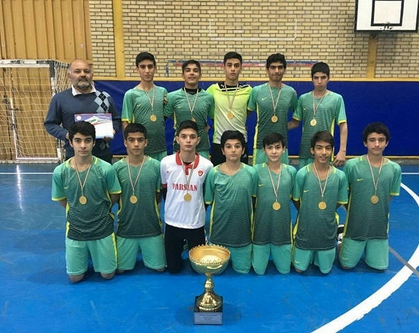 کسب رتبه برتر دانش آموزان شهریاری در مسابقات فوتسال شهرستانهای استان تهران