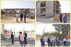 مدیر آموزش و پرورش شهریار از پروژه های در حال ساخت بازدید کرد
