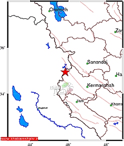 گزارش اولیه زلزله استان کرمانشاه