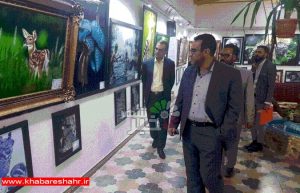 شهردار قدس از نمایشگاه طراحی و نقاشی اوج هنر بازدید کرد
