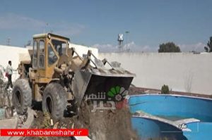 تخریب 62 باغ ویلای غیر مجاز در ملارد