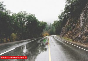 بارندگی محورهای ۷ استان را فراگرفت