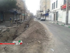 وضعیت خیابان ۱۲ متری و ورودی کهنز شهریار به روایت تصویر