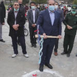کلنگ زنی طرح یادمان شهدای گمنام 6
