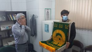 تقدیر از مدافع سلامت توسط خادمیاران رضوی منطقه ١٤ تهران