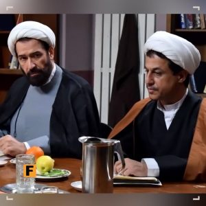 گریم دو بازیگر در نقش مرحوم هاشمی و شهید باهنر