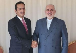 دیدار وزیر خارجه قطر با وزیر امور خارجه کشورمان