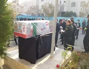 مراسم وداع با شهید مدافع امنیت «امین سعیدی »در اسلامشهر برگزار شد