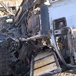 واژگونی تریلی