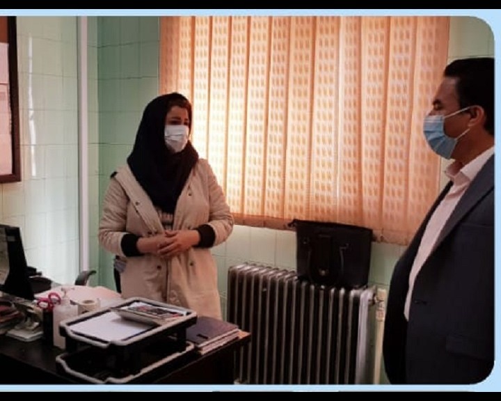 بازدید مشترک آقای دکتر قدیری معاون بهداشتی شبکه بهداشت و درمان شهرستان شهریار از واحدهای مختلف مرکز خدمات جامع سلامت نصیرآباد