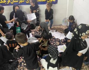 برگزاری مهدالرضا برای نونهالان حسینی در قرچک