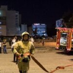 آتش سوزی غرب تهران