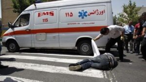 44 درصد تصادفات تهران مربوط به عابرین پیاده است