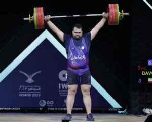 مدال برنز علی داودی در دوضرب جهان/اولین مدال بزرگسالان جهان برای فوق سنگین ایران