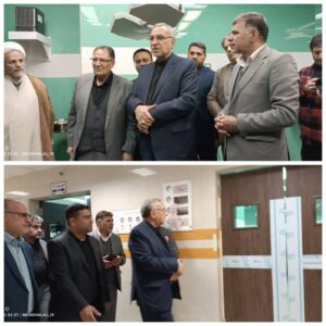 هم اکنون افتتاحیه مرکز سوانح و سوختگی بیمارستان بزرگ گنجویان دزفول