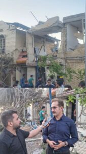 انفجار یک ساختمان مسکونی در کوی بهمن دزفول، ۹ مصدوم بر جا گذاشت