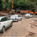 جاده چالوس سیل